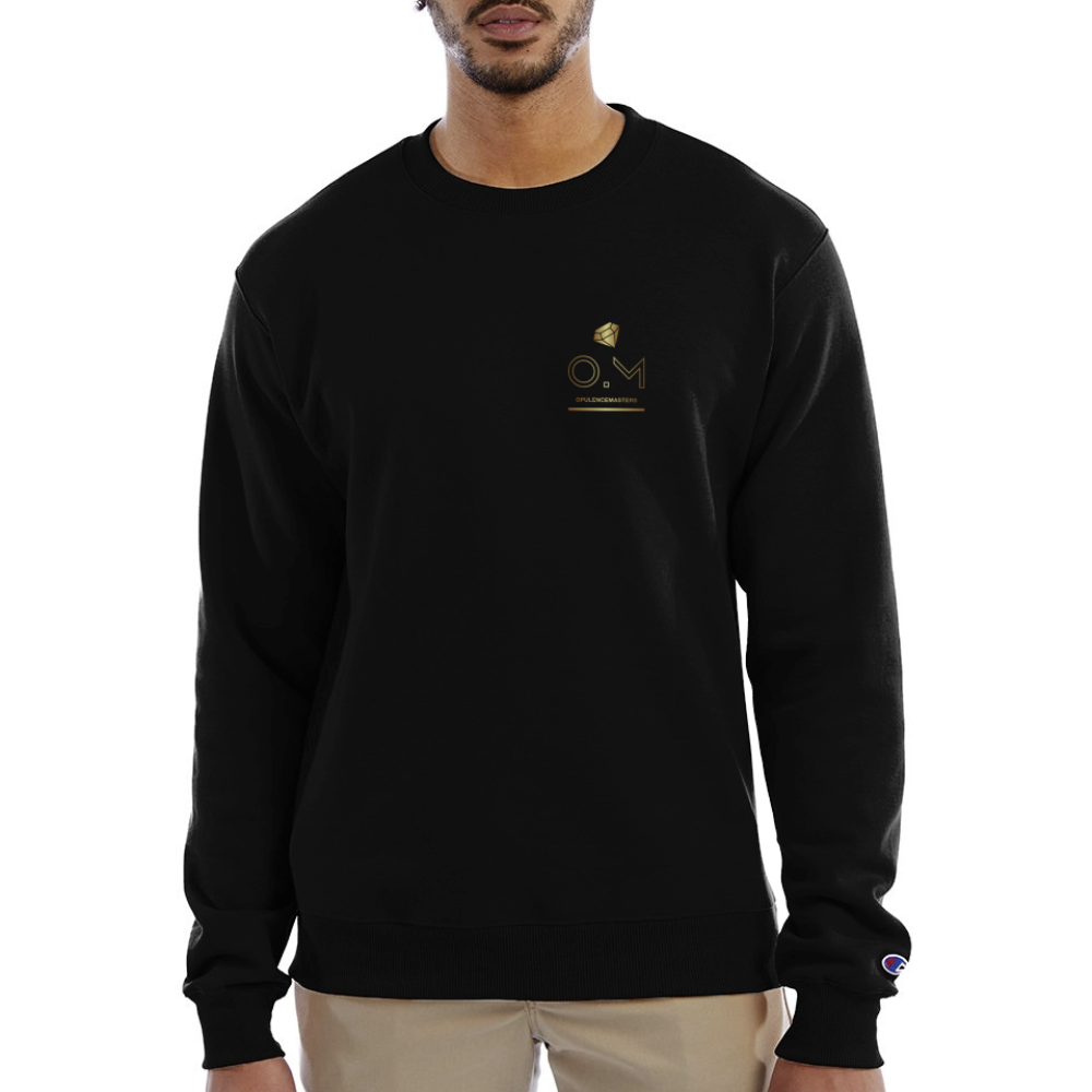 Champion Unisex Powerblend Sweatshirt  OM AP - black