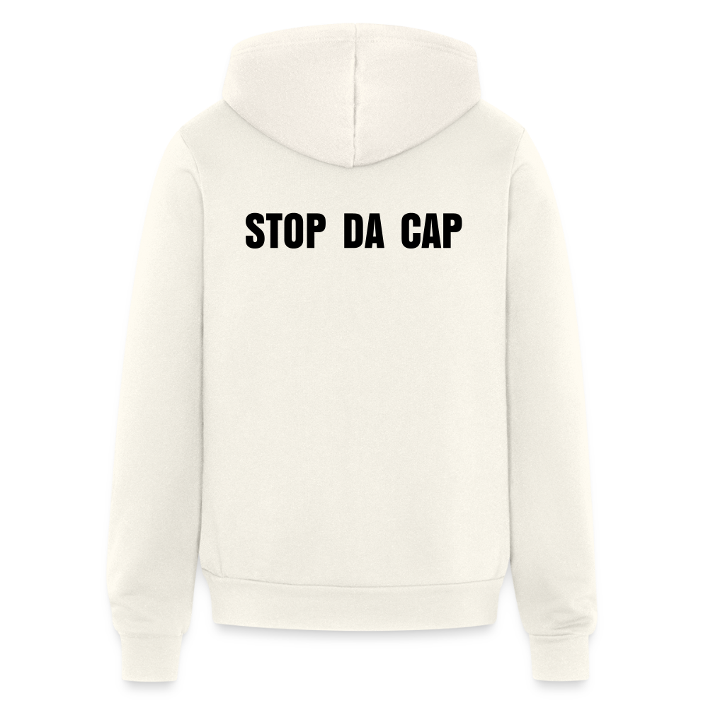Bella + Canvas Unisex Full Zip Hoodie CAP - vintage white