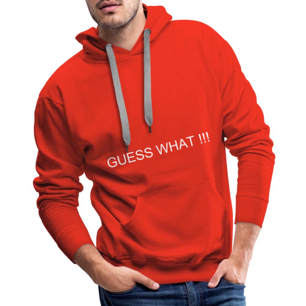 Men’s Premium Hoodie CHIN UP - red