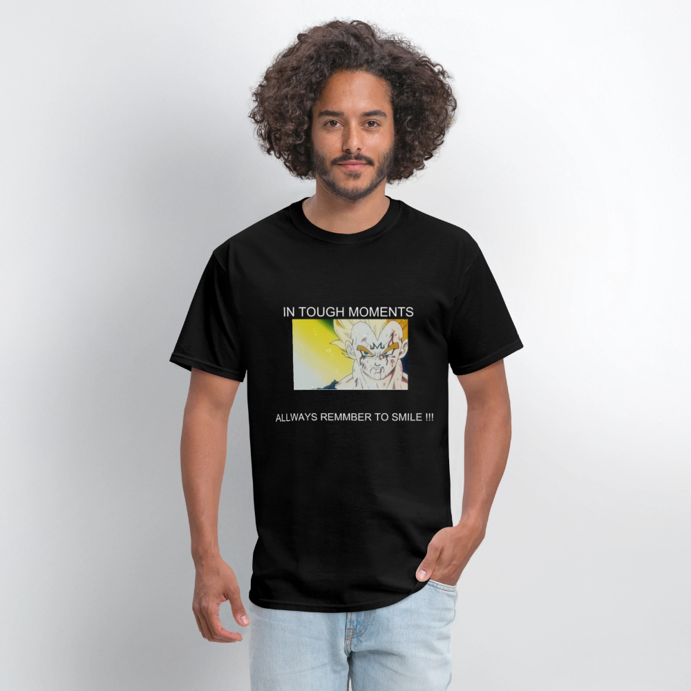 Men's T-Shirt | GILDAN 5000 REMMBER TO SMILE - black