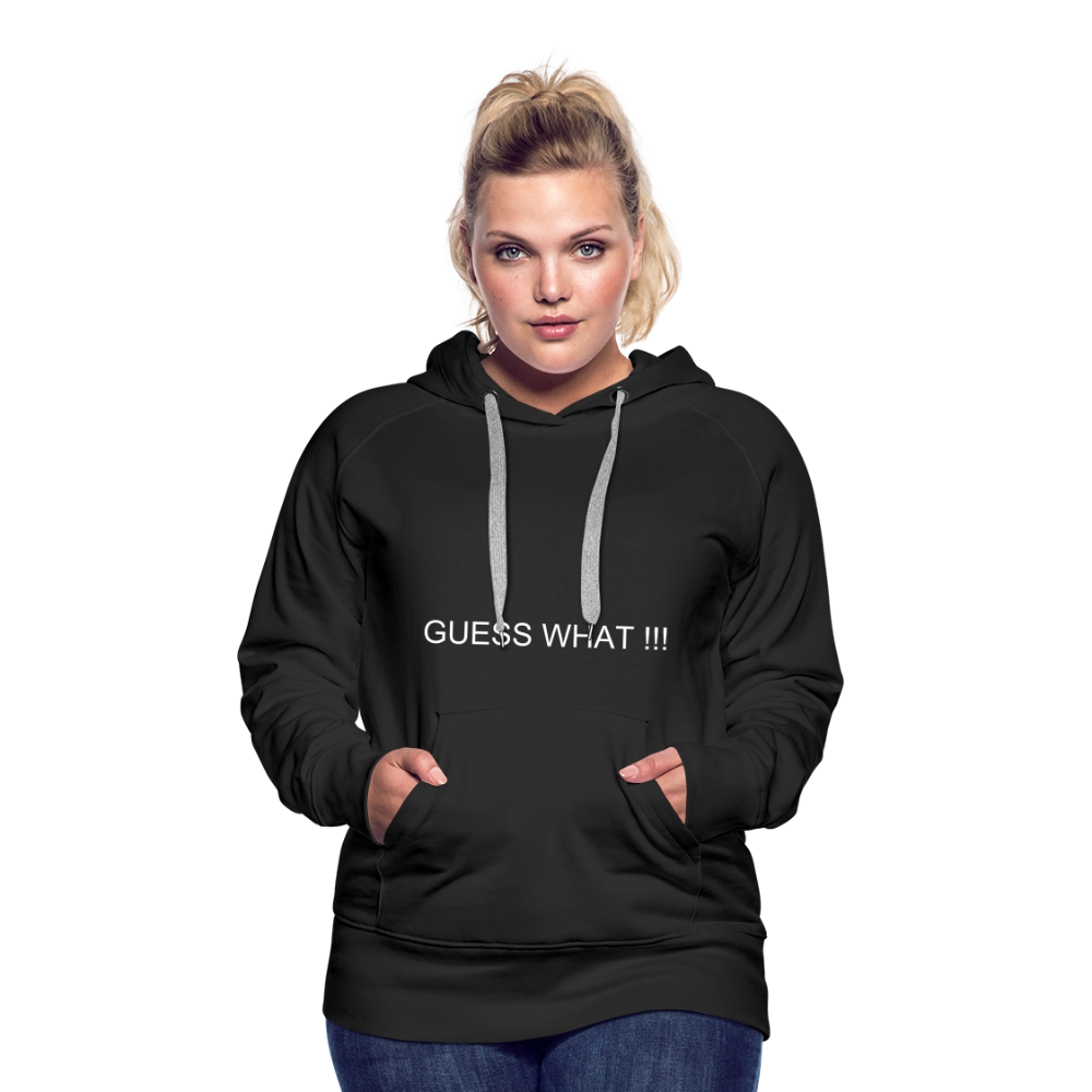 Women’s Premium Hoodie I AM A BOSS OF MY OWN PATH - black