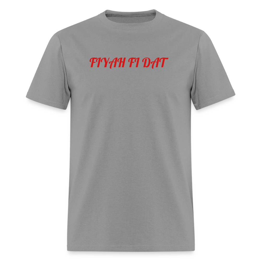Men's T-Shirt | GILDAN 5000 FIYAH FI DAT - rock