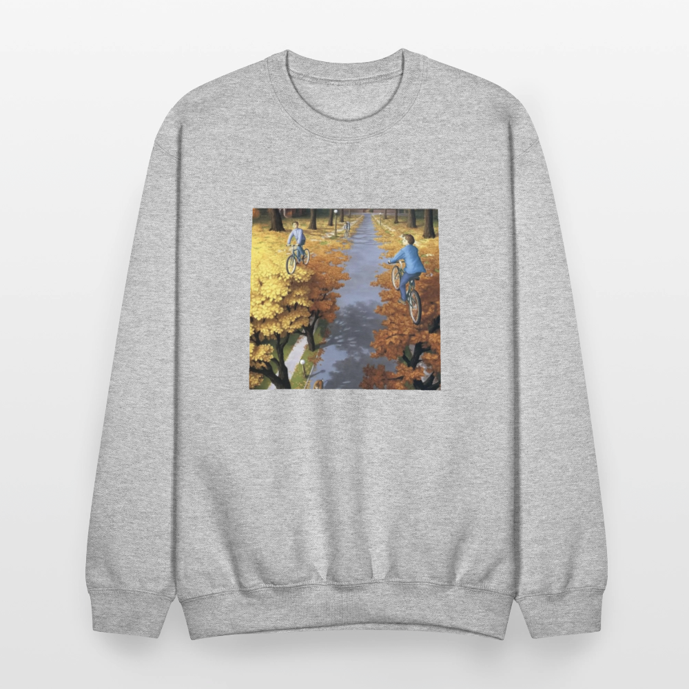 Crewneck Sweatshirt WALK A SKY PATH - heather gray