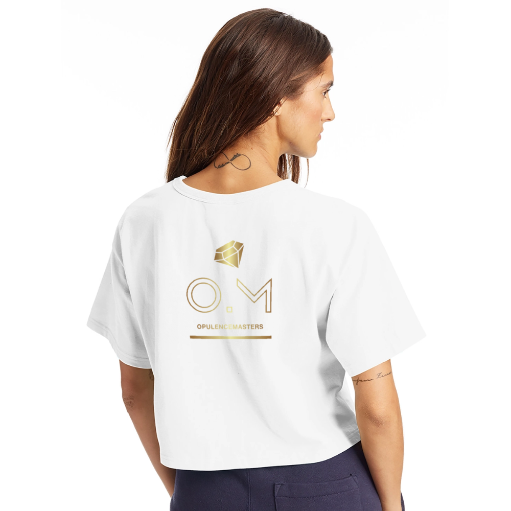 Champion Women’s Cropped T-Shirt OPULENCE AP - white