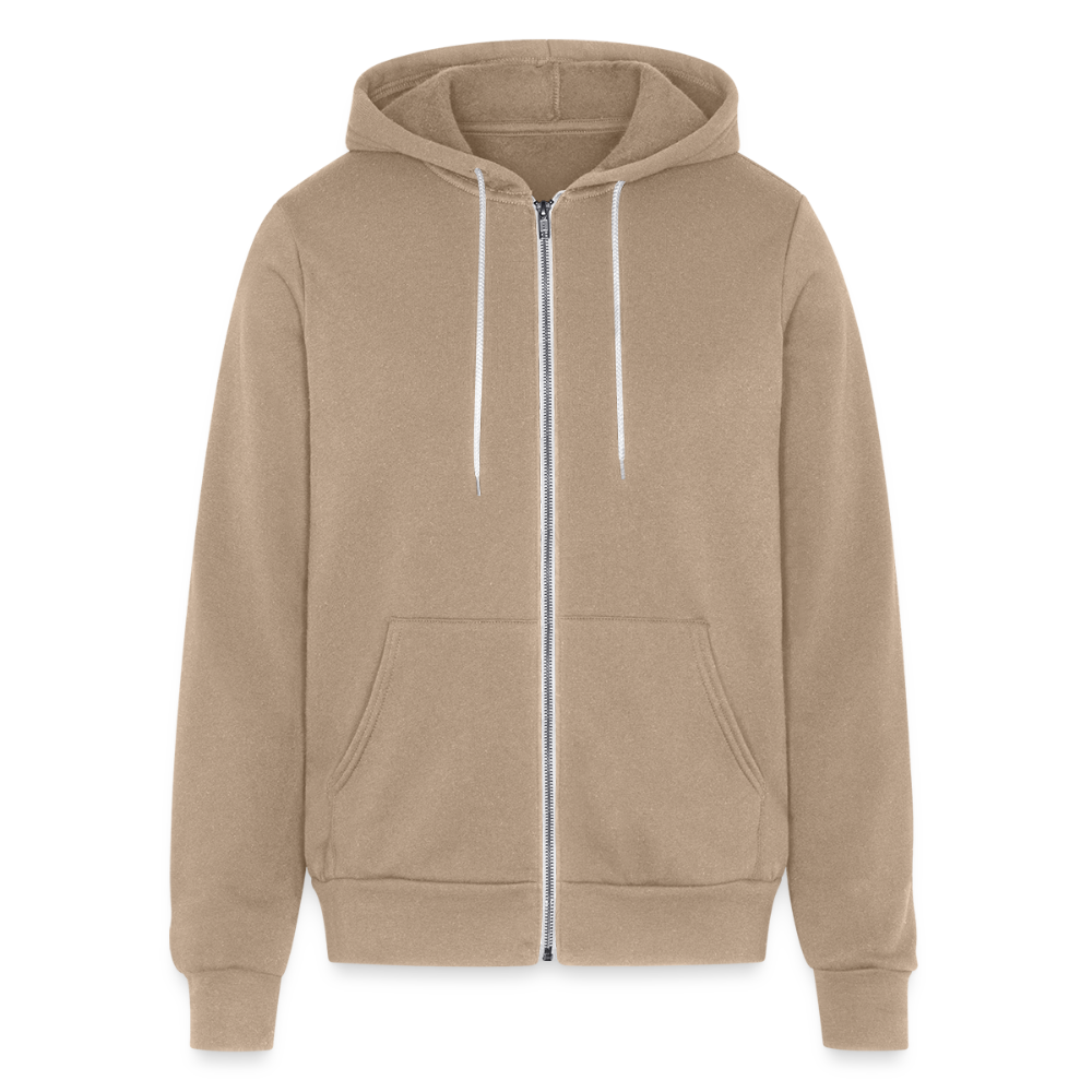 Unisex Full Zip Hoodie STOP THA CAPPUCCINO !!! - tan