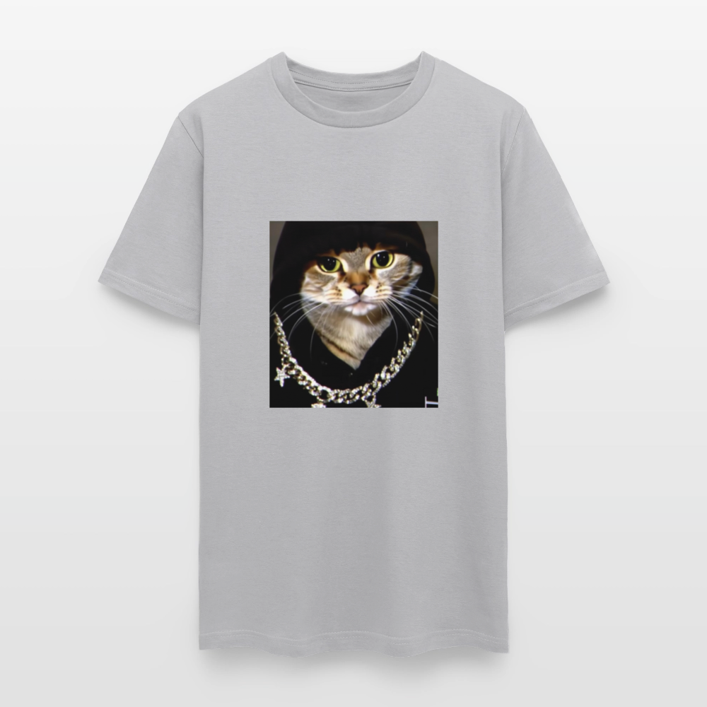 Men's T-Shirt | GILDAN 5000 BLING LING CAT - gravel 