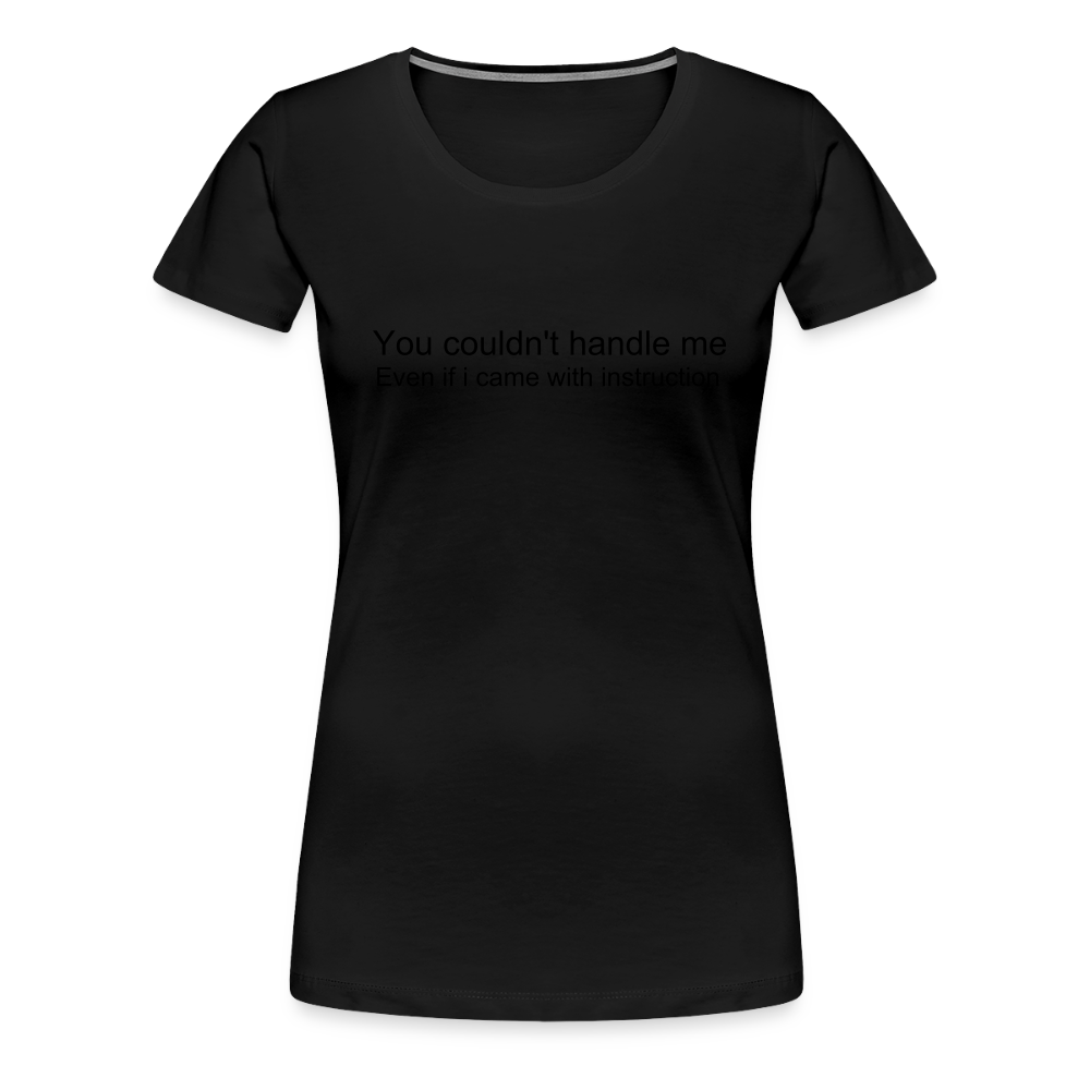 Women’s Premium T-Shirt WOMEN POWER - black