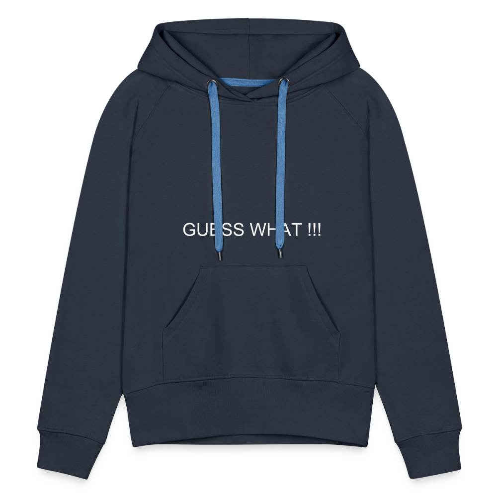 Women’s Premium Hoodie I AM A BOSS OF MY OWN PATH - navy