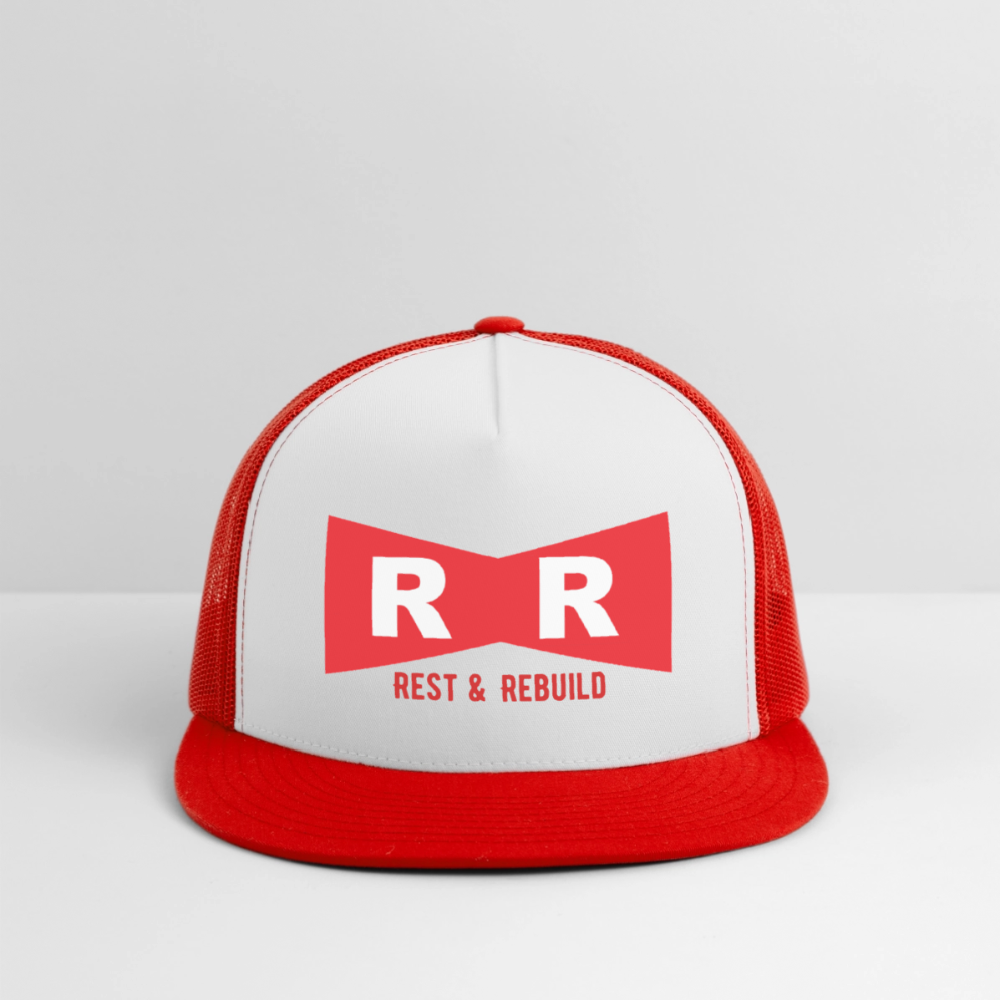 Trucker Hat R&R REST & REBUILD - white/red