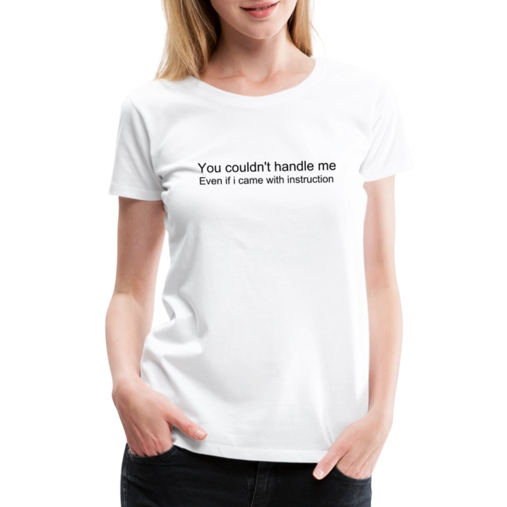 Women’s Premium T-Shirt WOMEN POWER - white