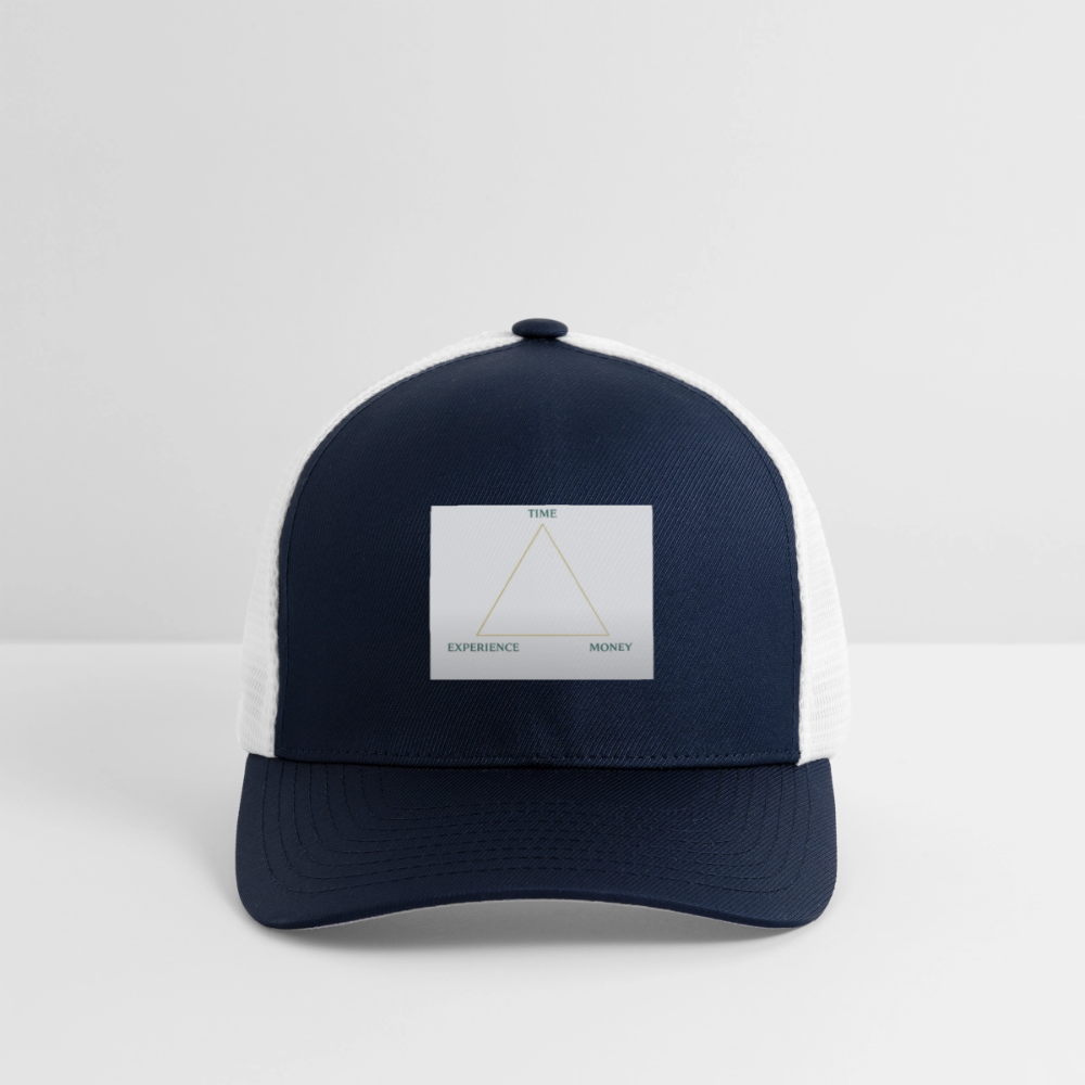 Flexfit Fitted Baseball Cap SCALES - navy/white
