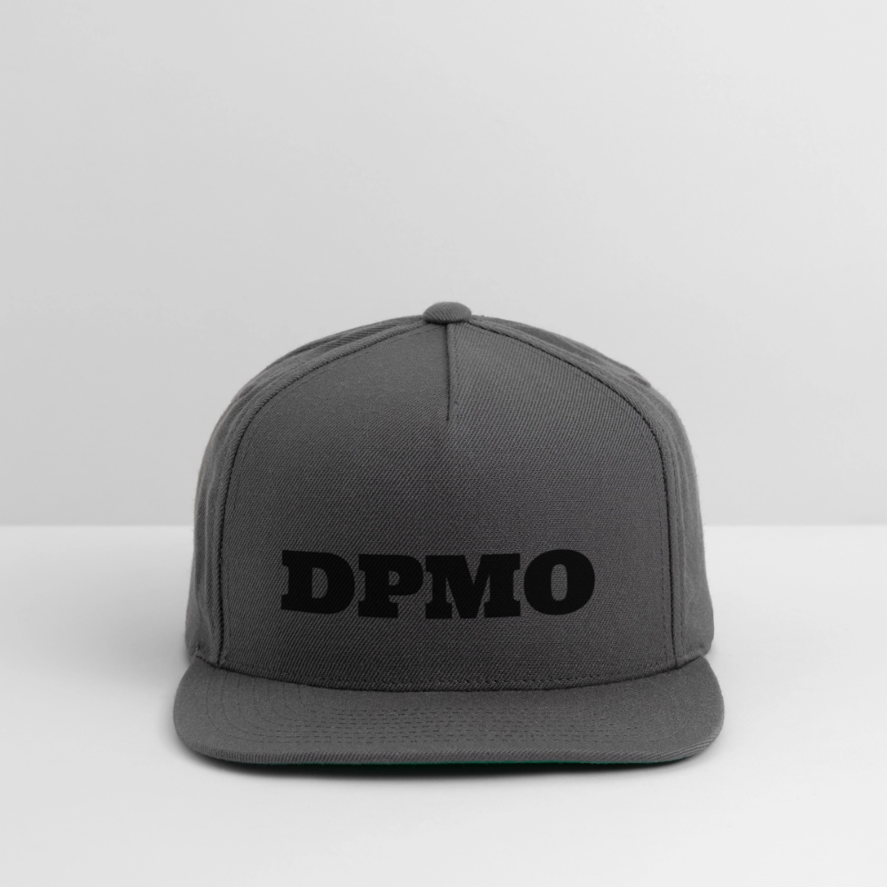 Snapback Baseball Cap DPMO - dark grey
