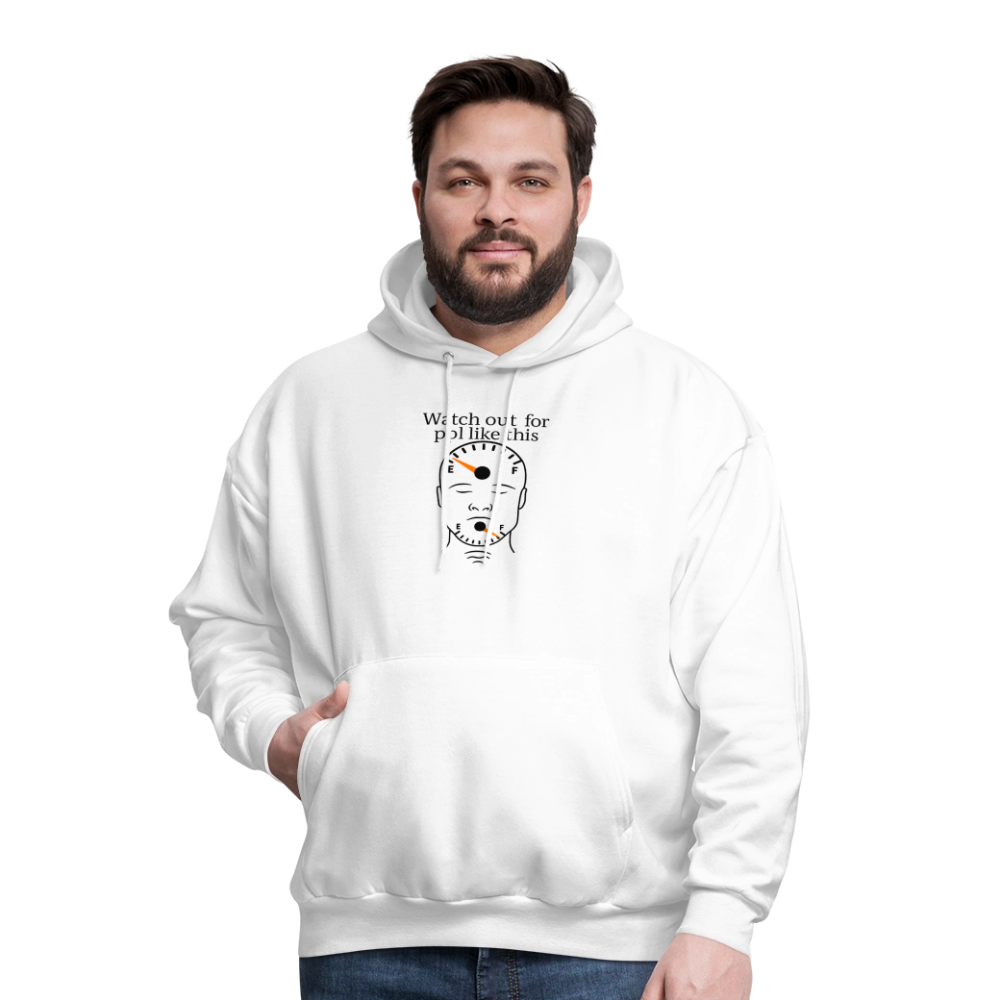 Men's Hoodie EMPTY HEADS FULL MOUTHS - white