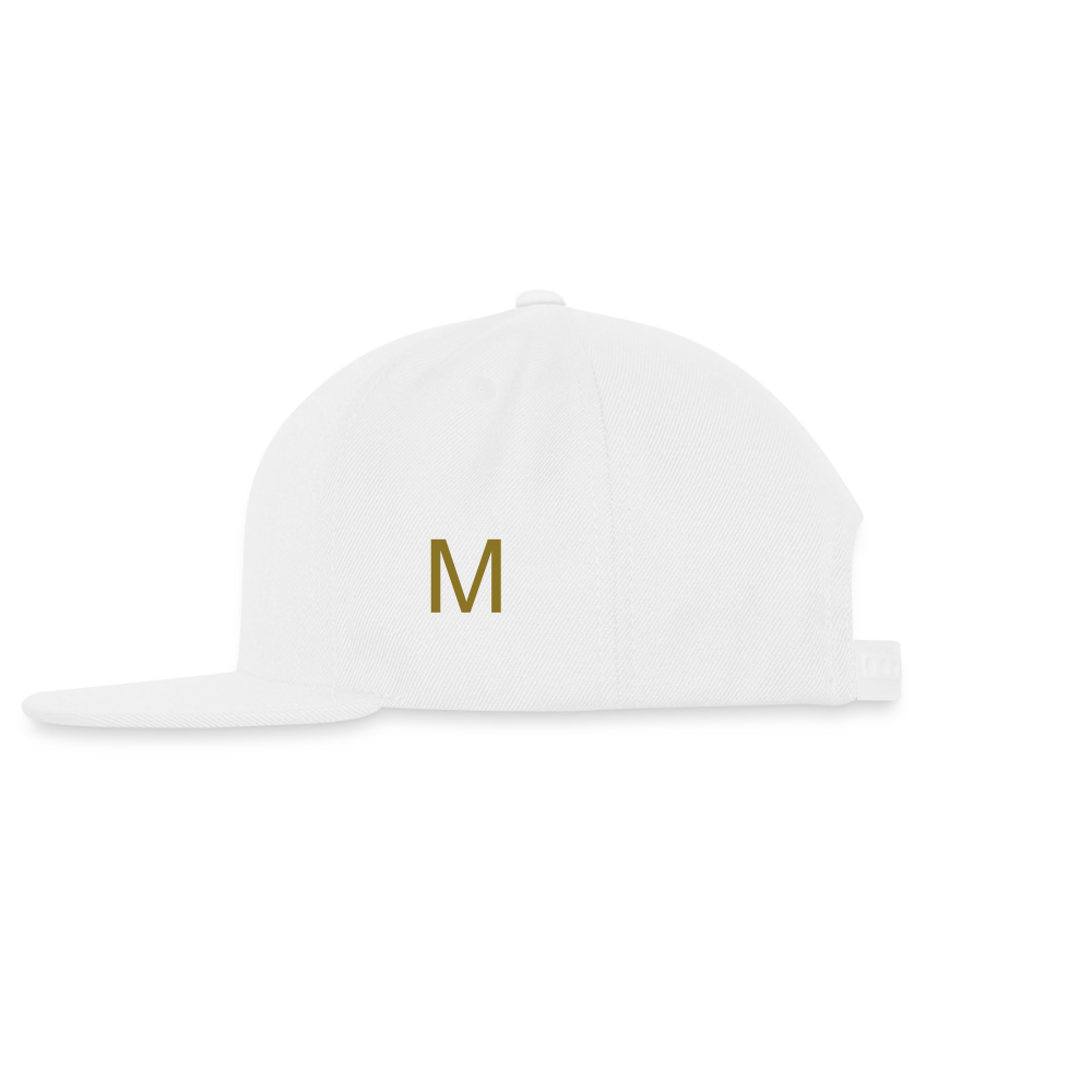 Snapback Baseball Cap OPULENCE AP - white