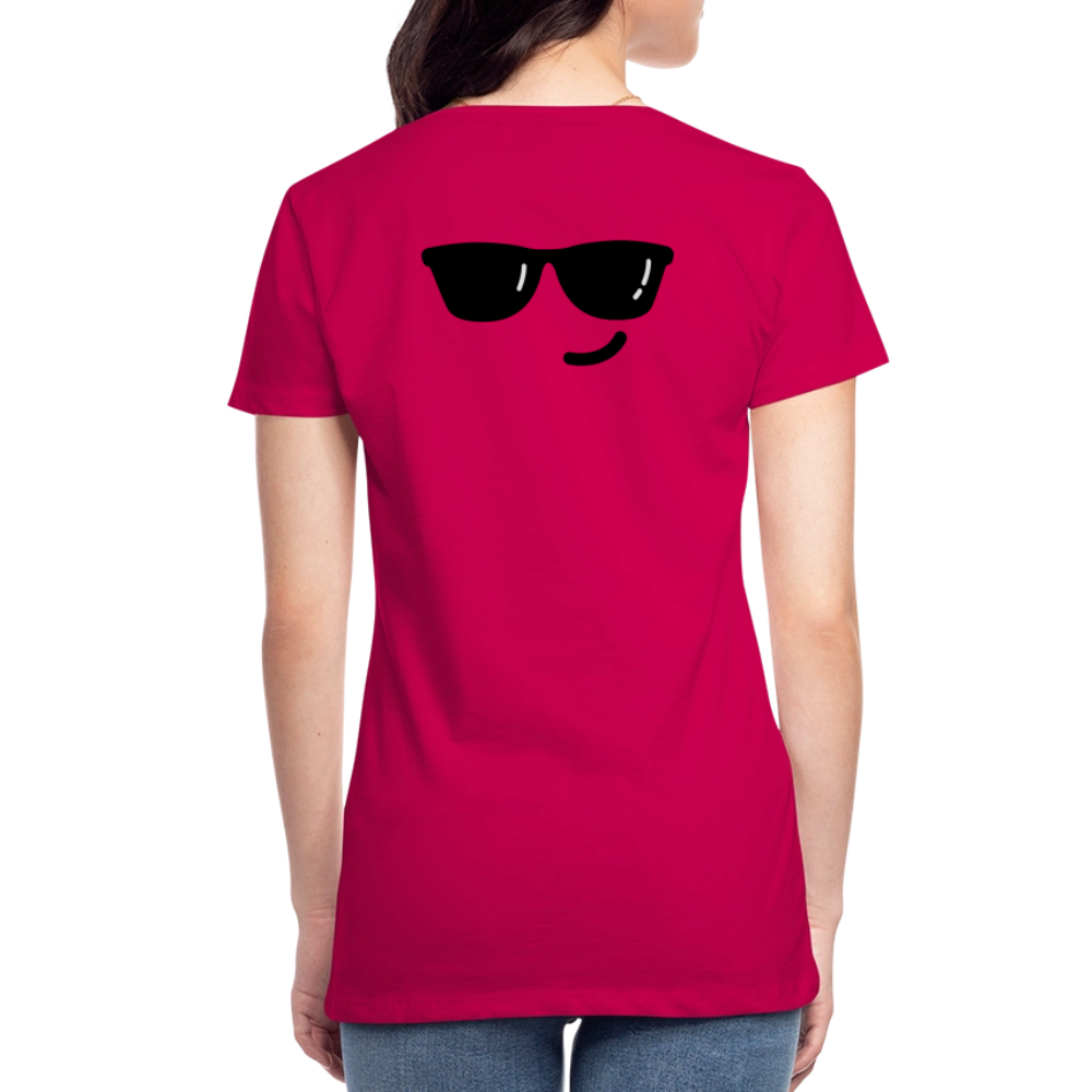 Women’s Premium T-Shirt WOMEN POWER - dark pink