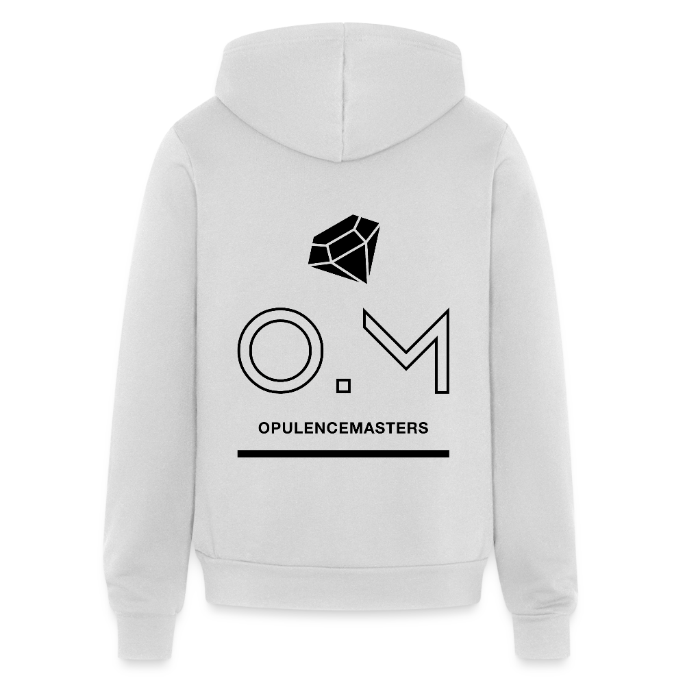 Bella + Canvas Unisex Full Zip Hoodie OPULENCE AP - silver
