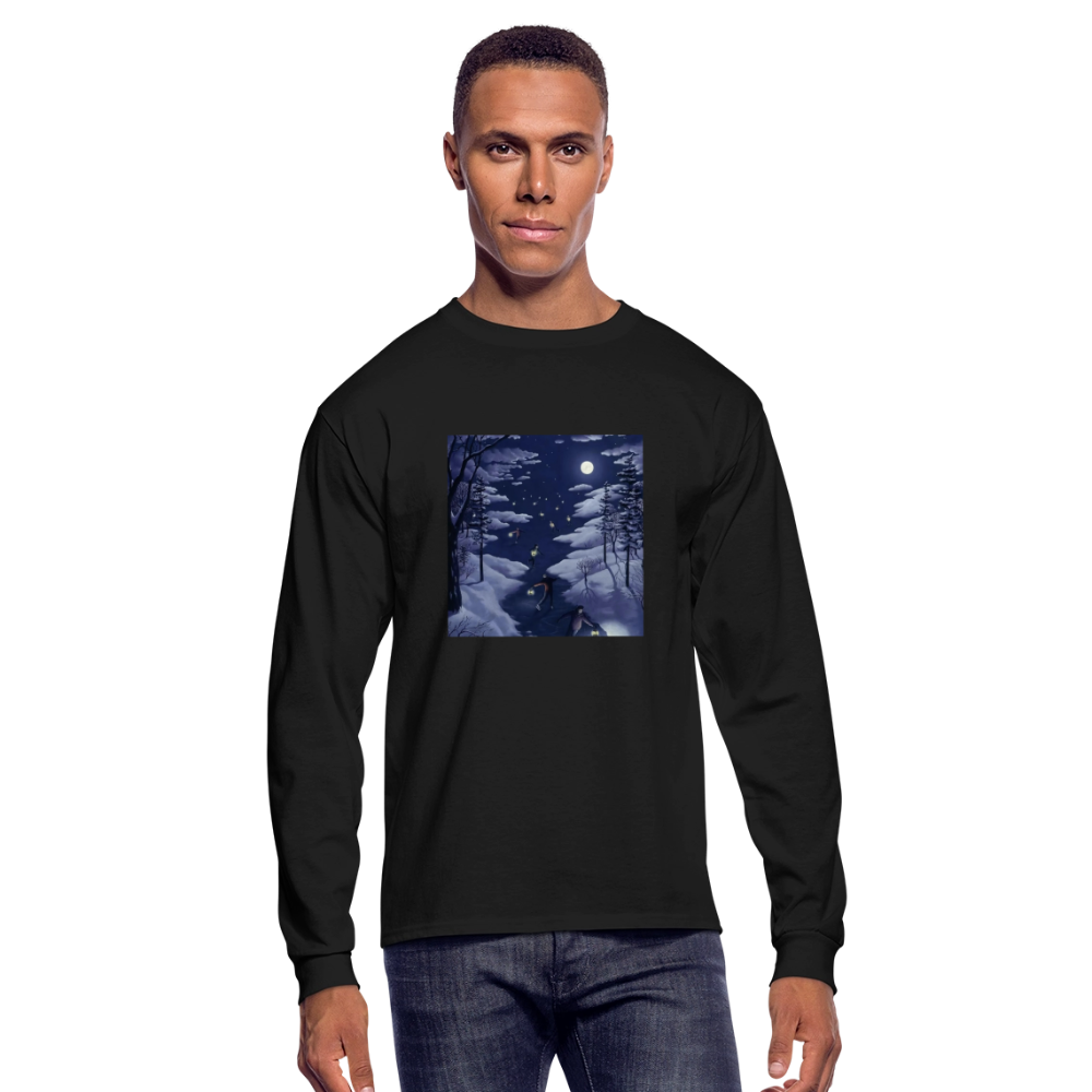 Men's Long Sleeve T-Shirt - black