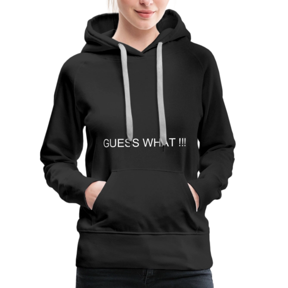 Women’s Premium Hoodie I AM A BOSS OF MY OWN PATH - black