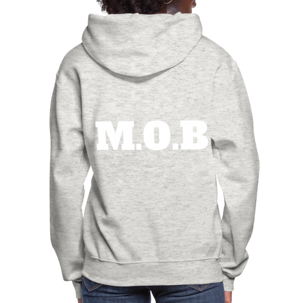 Women's Hoodie MOB - heather oatmeal