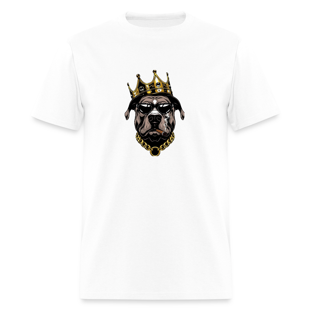 Men's T-Shirt | GILDAN 5000 KING K9 - white