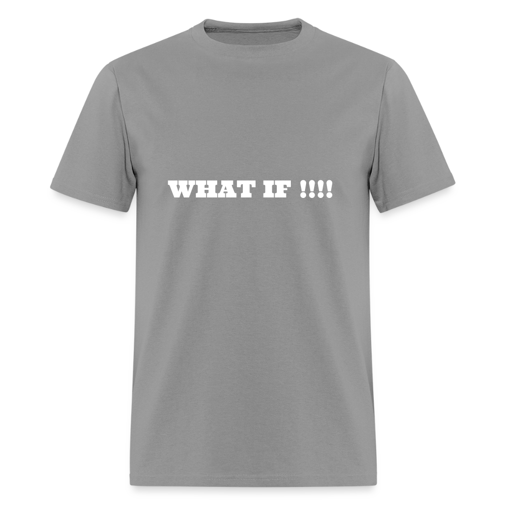 Men's T-Shirt | GILDAN 5000 WHAT IF !!!! - rock