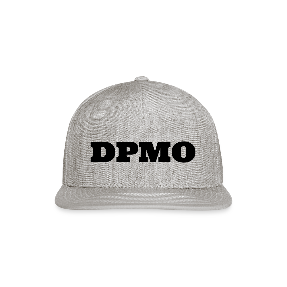 Snapback Baseball Cap DPMO - heather gray