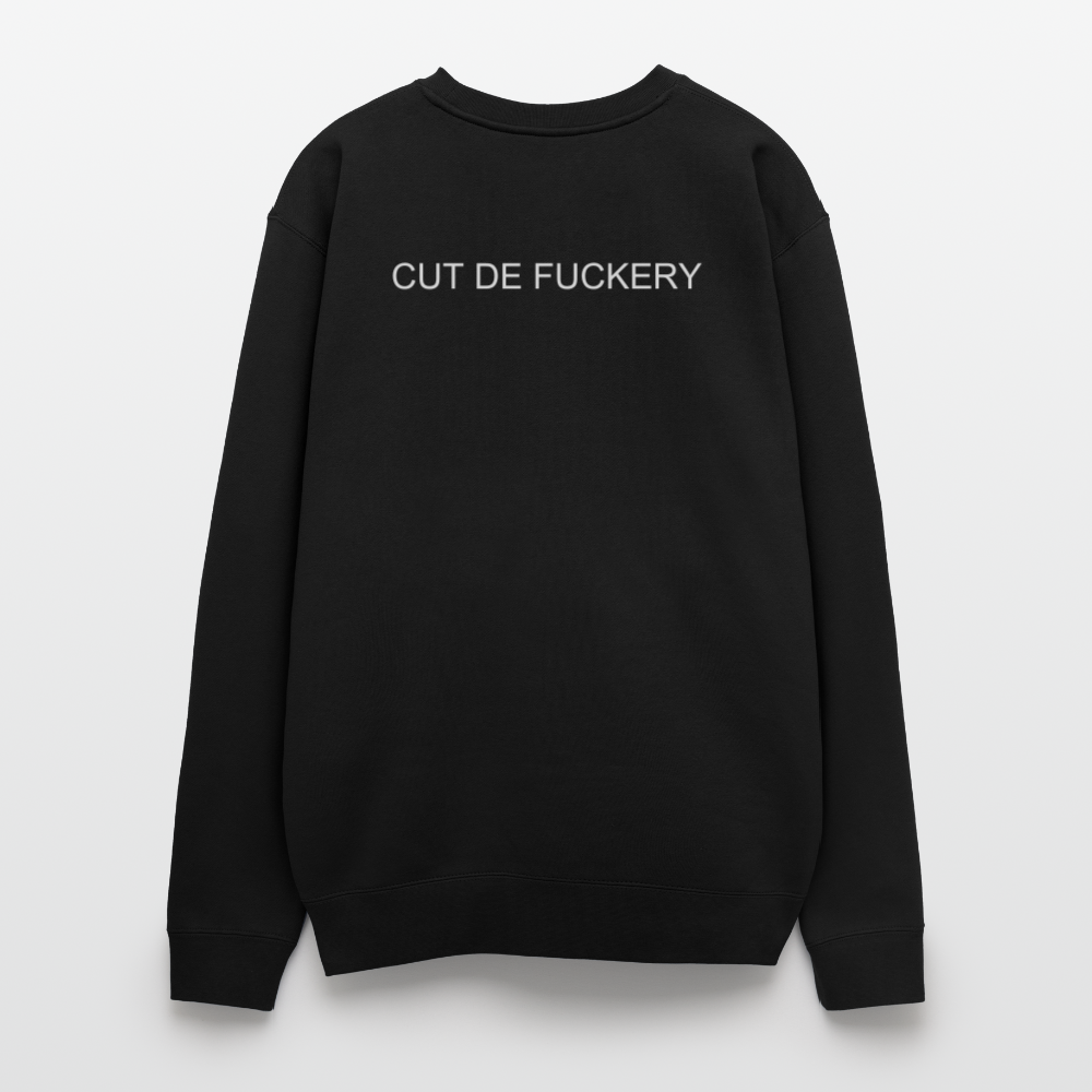Oversized Crewneck Sweatshirt C/D/F - black