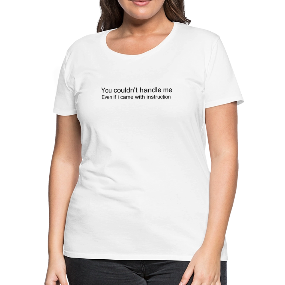 Women’s Premium T-Shirt WOMEN POWER - white