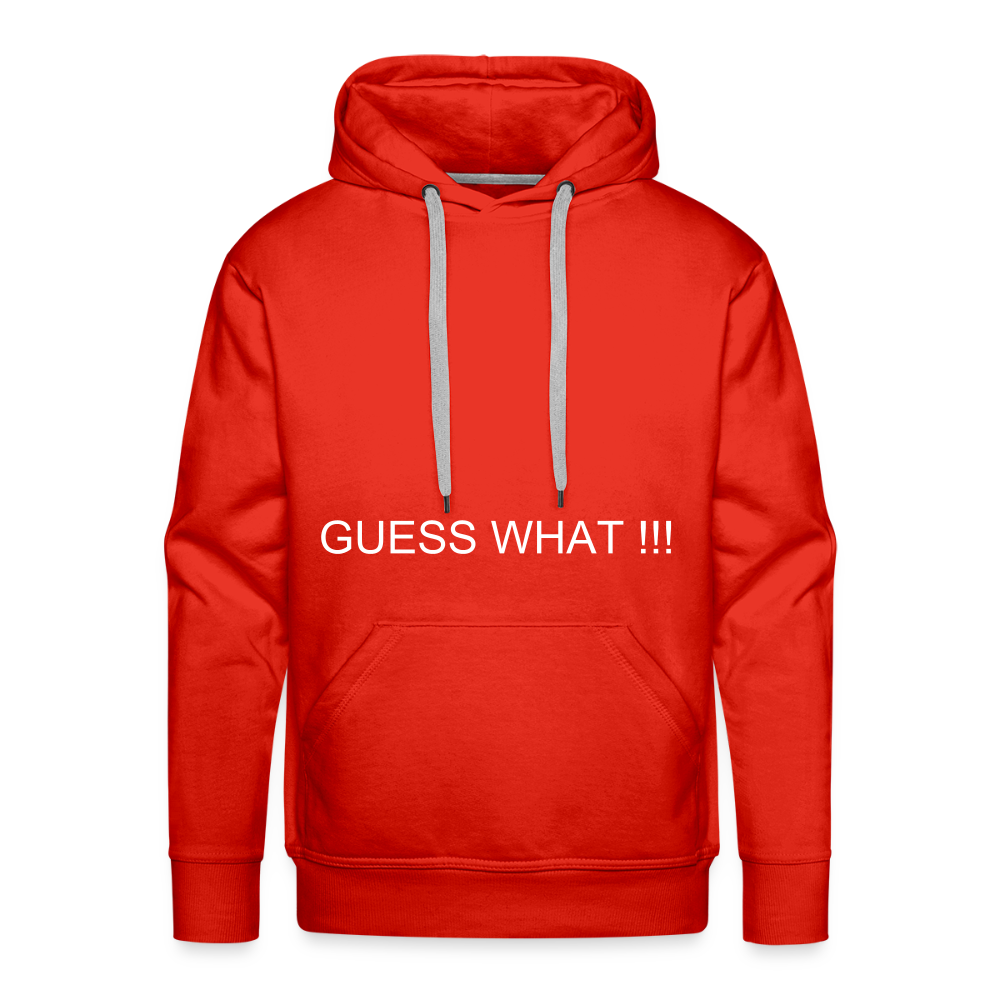 Men’s Premium Hoodie CHIN UP - red