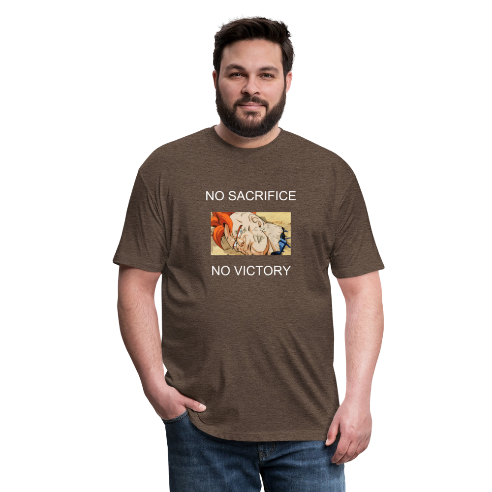 Fitted Cotton/Poly T-Shirt by Next Level THINK OF 16 - heather espresso