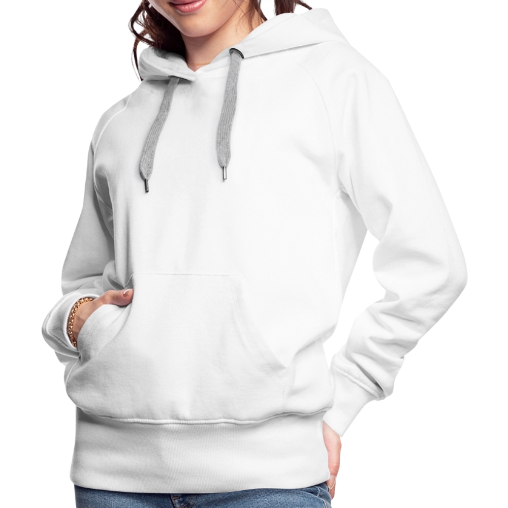 Women’s Premium Hoodie I AM A BOSS OF MY OWN PATH - white