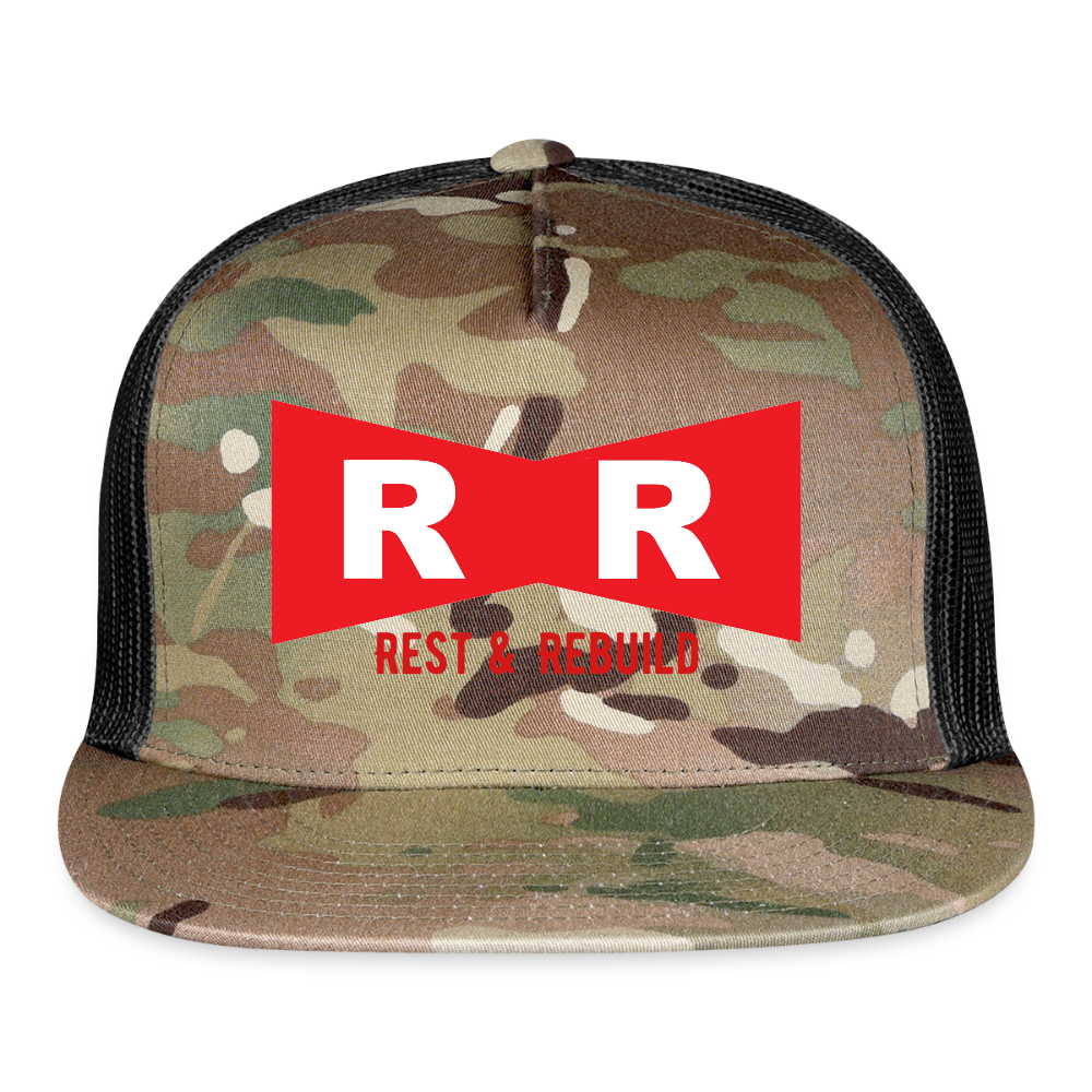Trucker Hat R&R REST & REBUILD - MultiCam\black