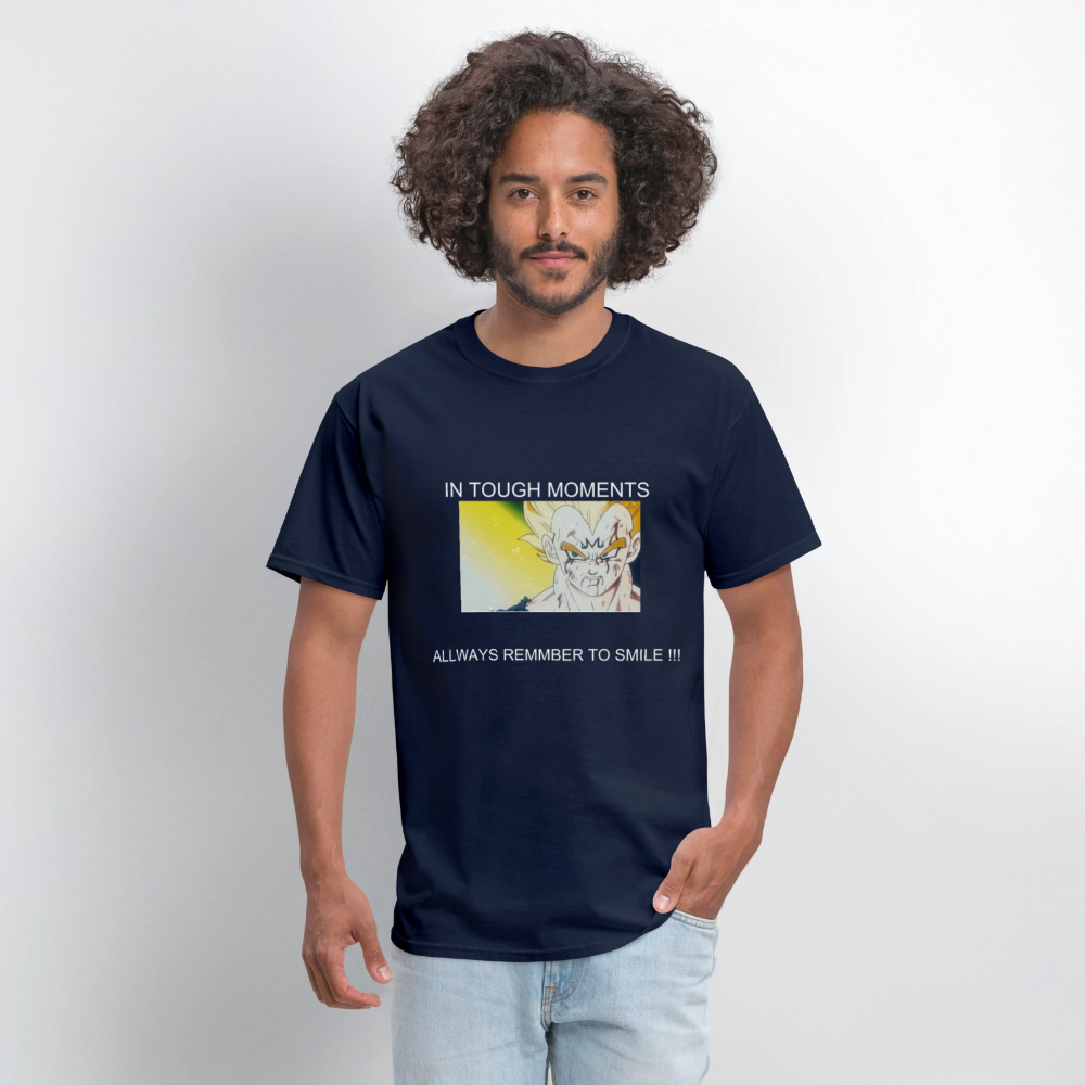 Men's T-Shirt | GILDAN 5000 REMMBER TO SMILE - navy