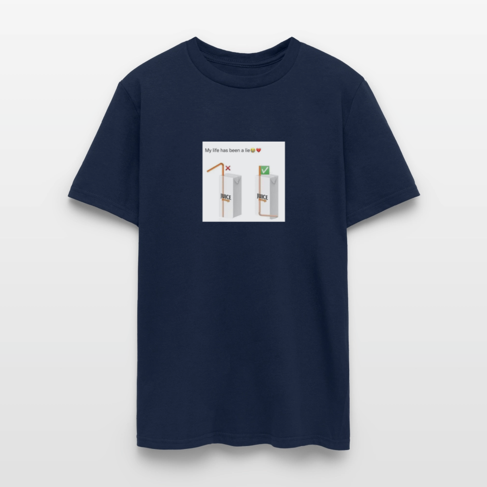 Men's T-Shirt | GILDAN 5000 DIFFRENT DRINK - navy