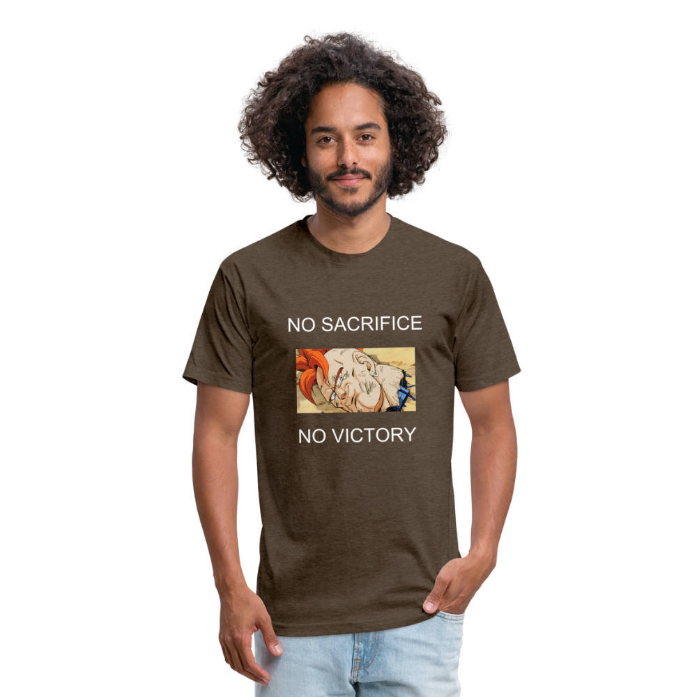 Fitted Cotton/Poly T-Shirt by Next Level THINK OF 16 - heather espresso
