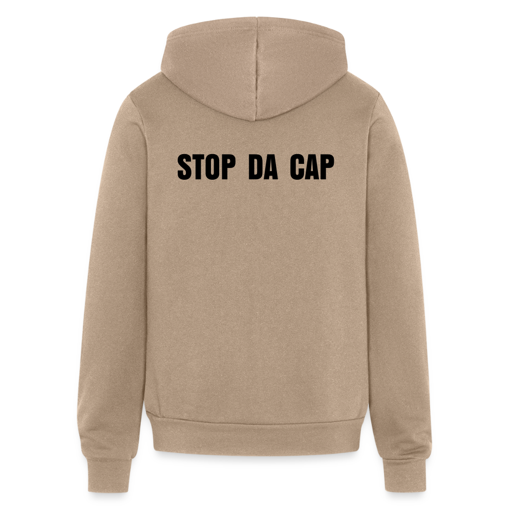 Bella + Canvas Unisex Full Zip Hoodie CAP - tan
