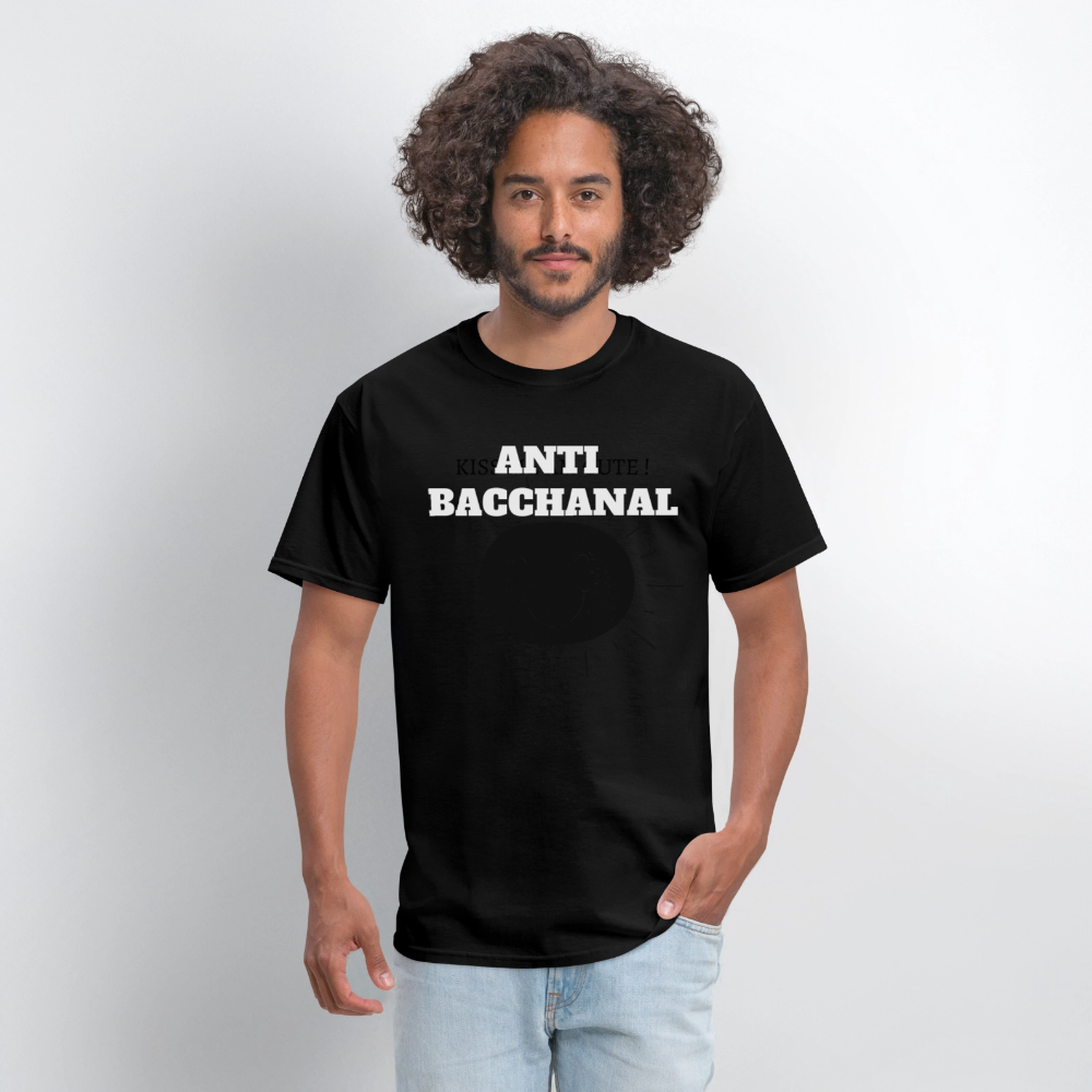 Men's T-Shirt | GILDAN 5000 ANTI  BACCHANAL - black
