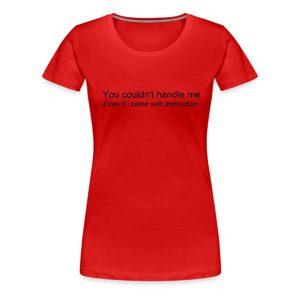 Women’s Premium T-Shirt WOMEN POWER - red