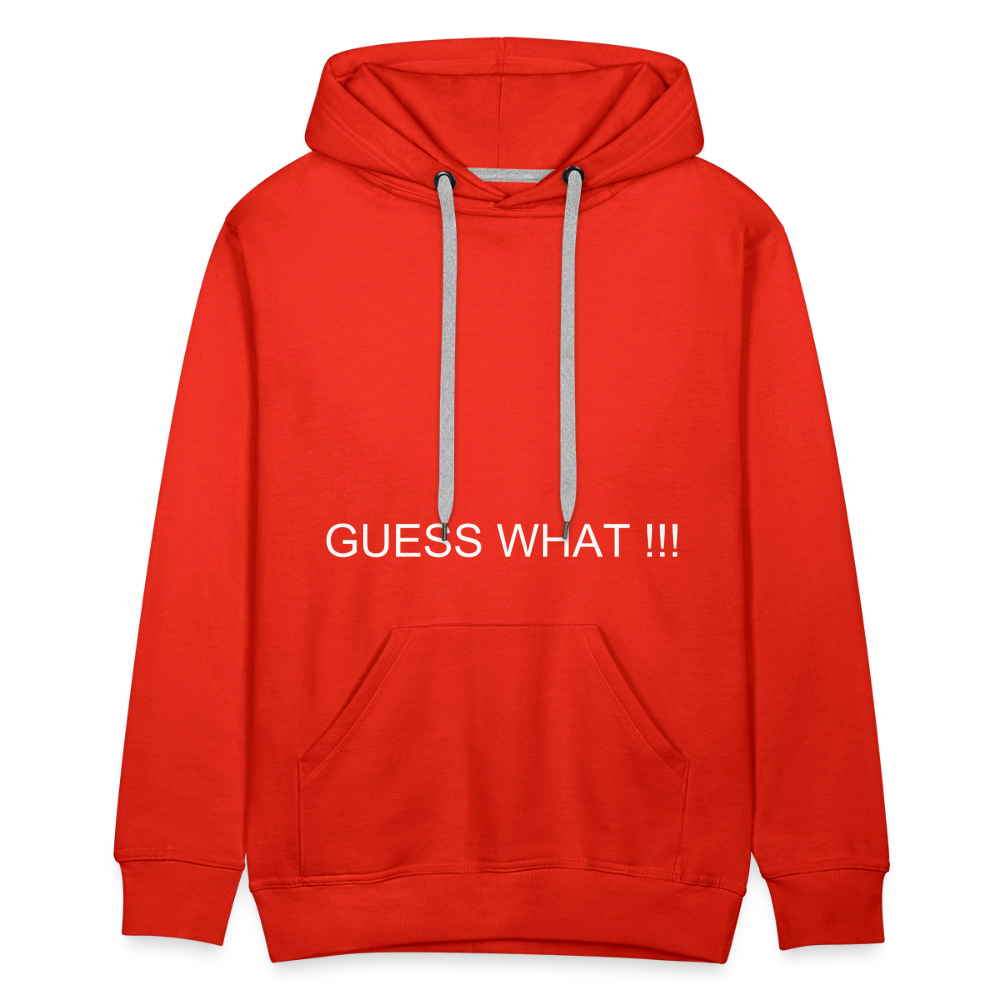 Men’s Premium Hoodie CHIN UP - red