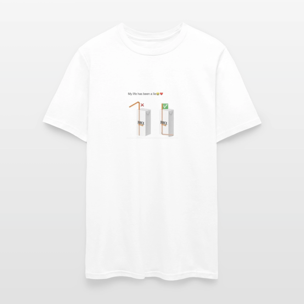 Men's T-Shirt | GILDAN 5000 DIFFRENT DRINK - white