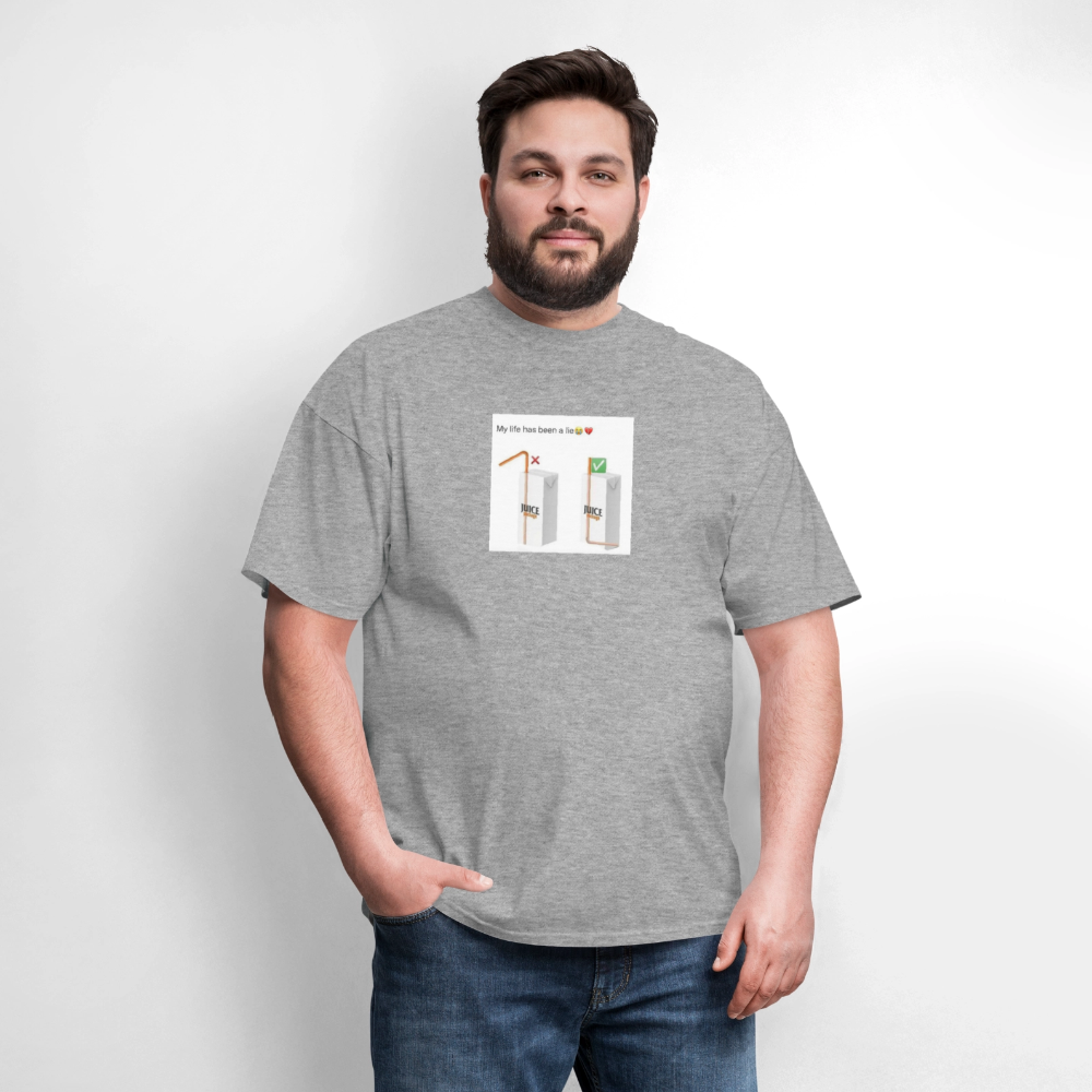 Men's T-Shirt | GILDAN 5000 DIFFRENT DRINK - heather gray
