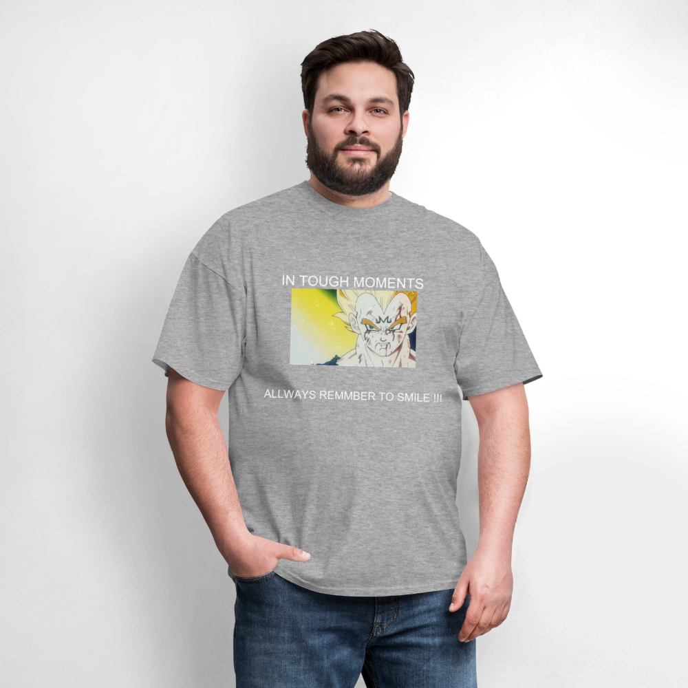 Men's T-Shirt | GILDAN 5000 REMMBER TO SMILE - heather gray