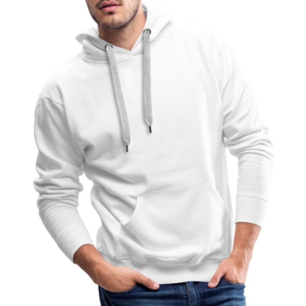 Men’s Premium Hoodie CHIN UP - white