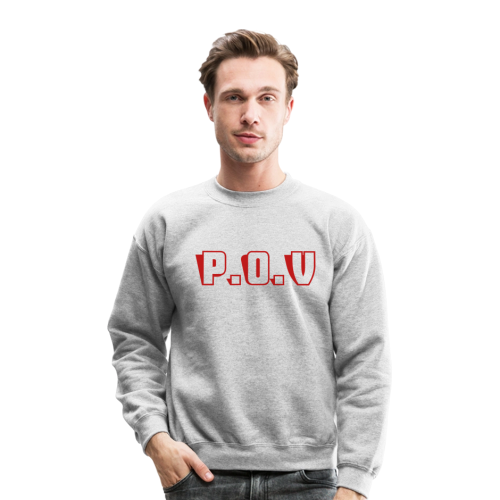 Crewneck Sweatshirt P.O.V - heather gray
