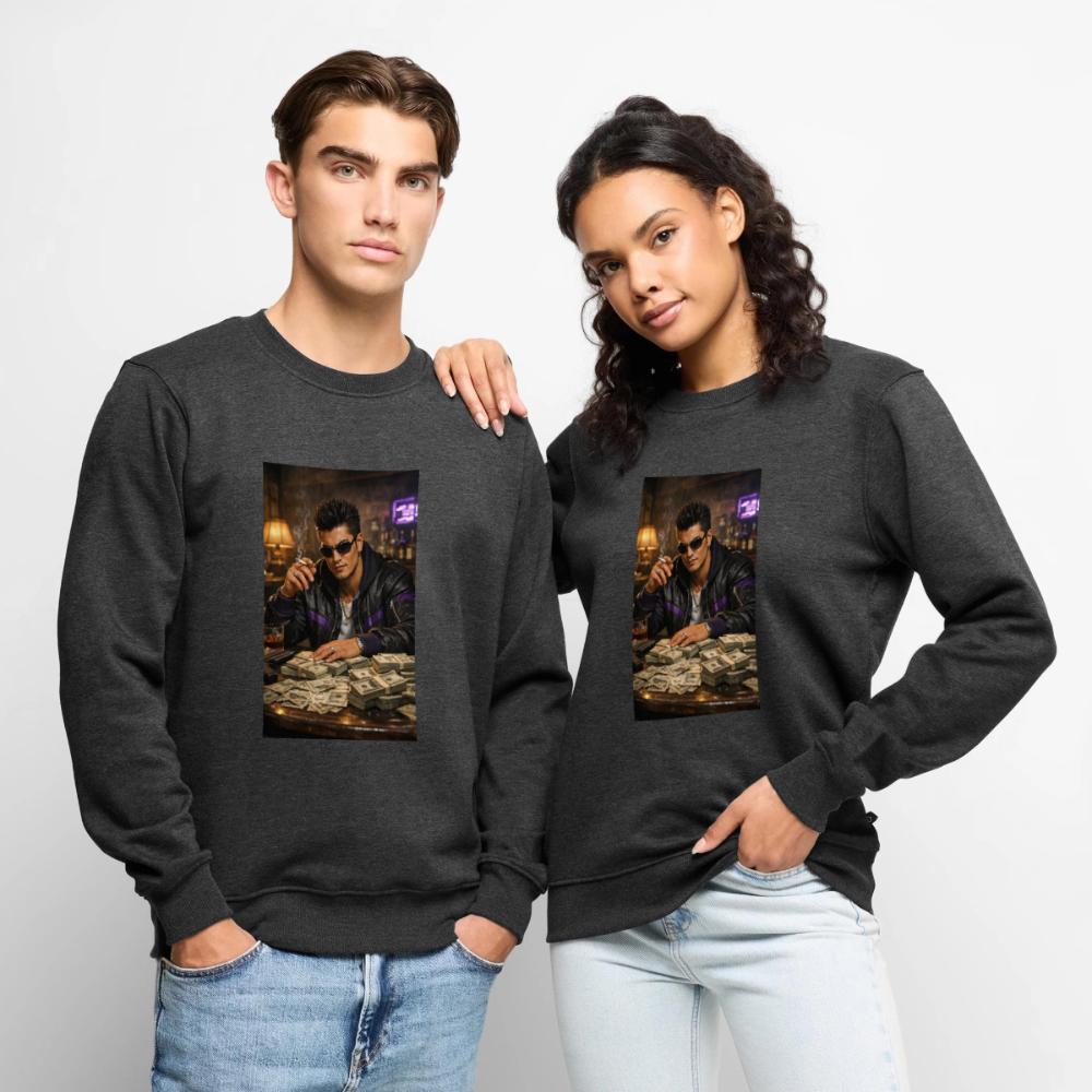 Men’s Premium Sweatshirt SAINTS GAT - heather anthracite