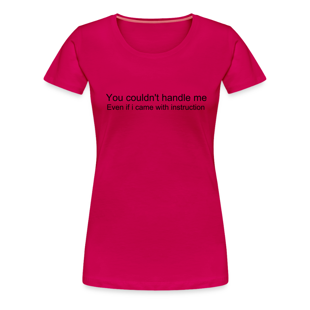 Women’s Premium T-Shirt WOMEN POWER - dark pink