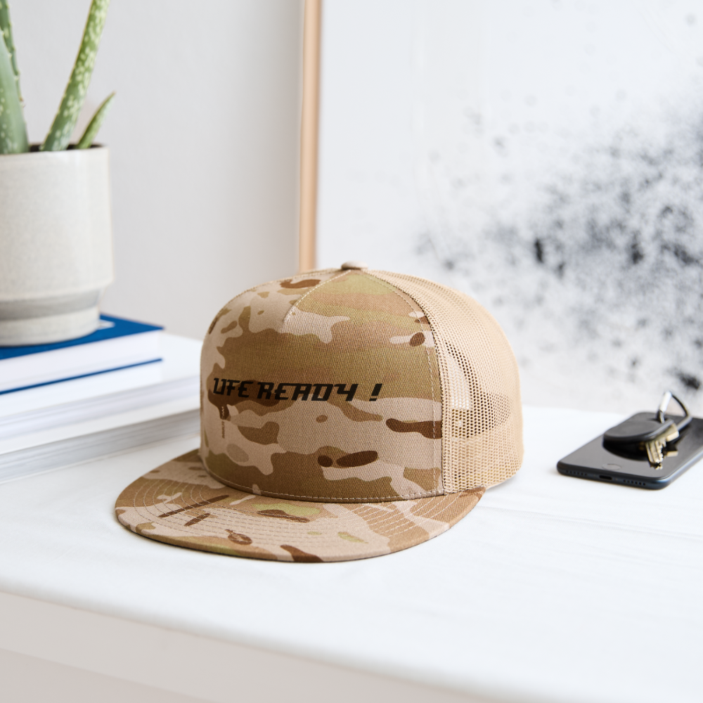 Trucker Hat LIFE READY ! - MultiCam\tan