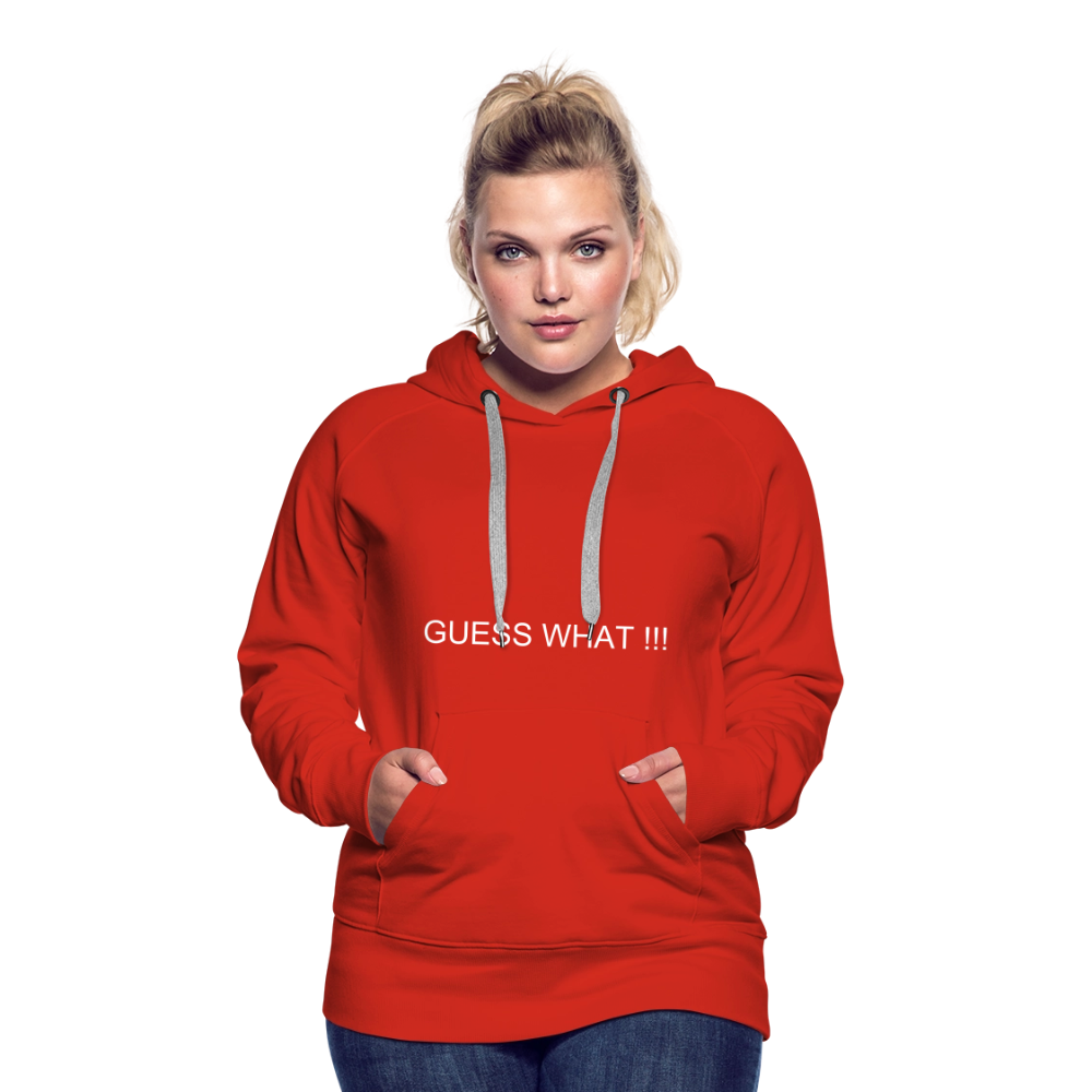 Women’s Premium Hoodie I AM A BOSS OF MY OWN PATH - red