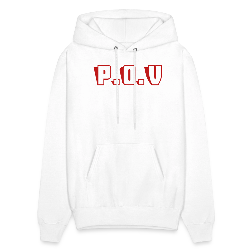 Men's Hoodie P.O.V - white