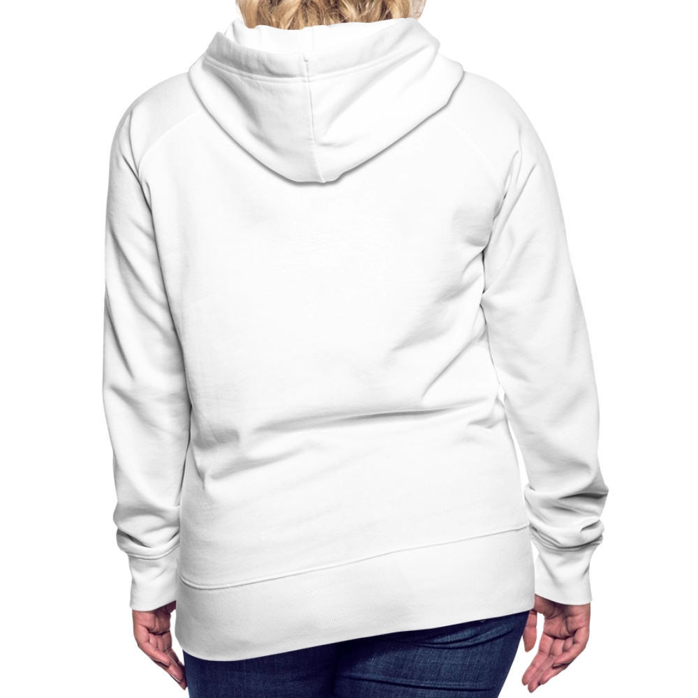 Women’s Premium Hoodie I AM A BOSS OF MY OWN PATH - white